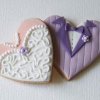 biscotti cuore sposi