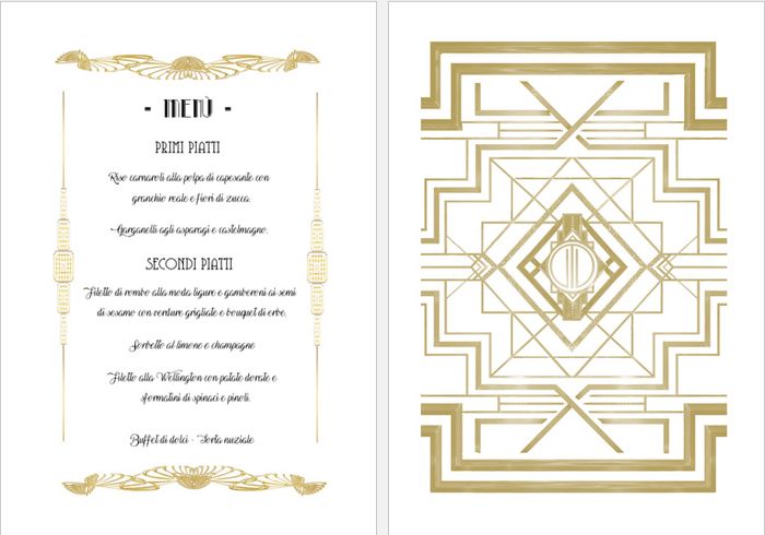 seconda pagina fronte e retro