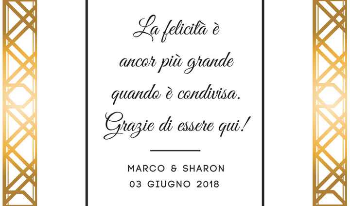 tag di ringraziamento per gli ospiti