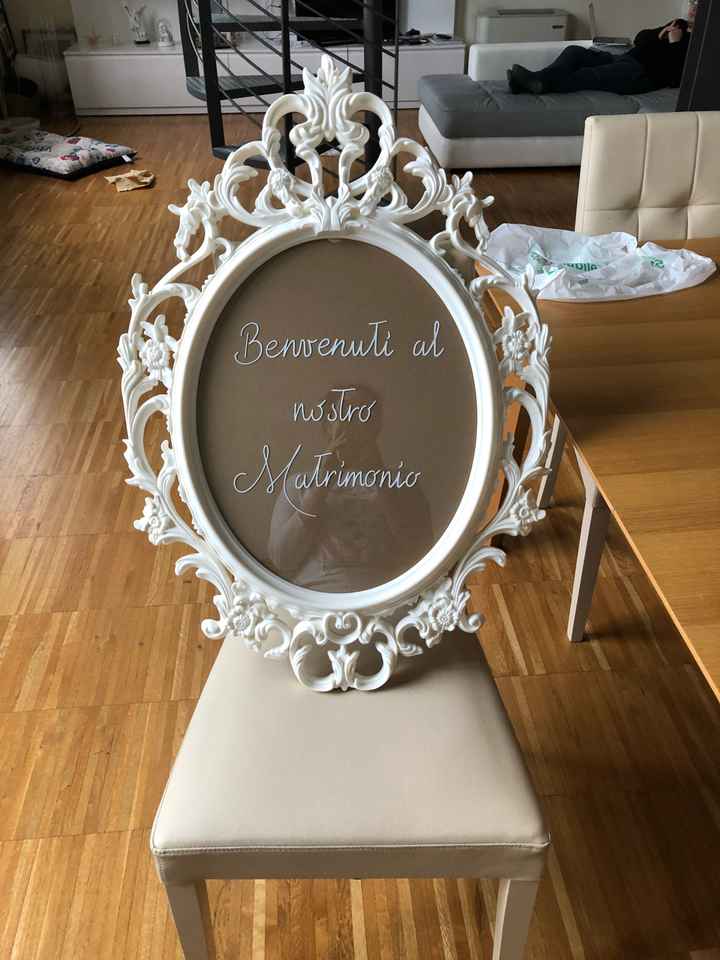 Cartello benvenuti al matrimonio - 1