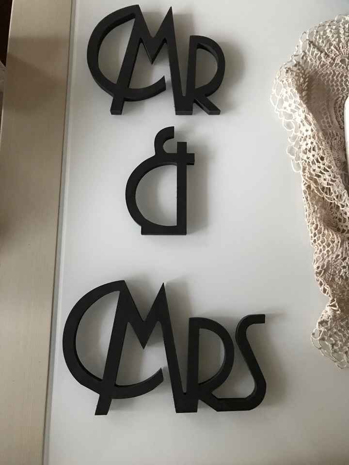 Decorazioni tavolo sposi - 1