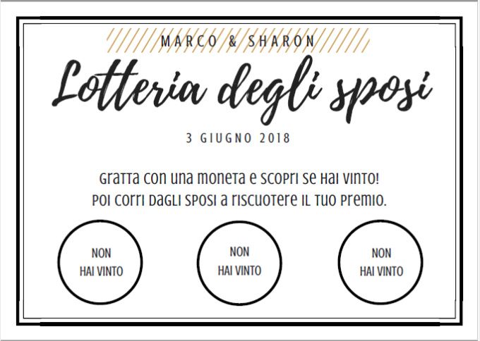 gratta e vinci 'non hai vinto'