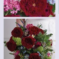 Bouquet sui toni Bordeaux - 3