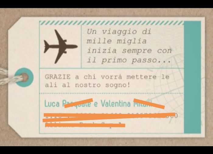 iban nelle partecipazioni… come non farlo sembrare una cafonata? 1