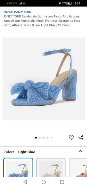 Scarpe “qualcosa di blu” 5