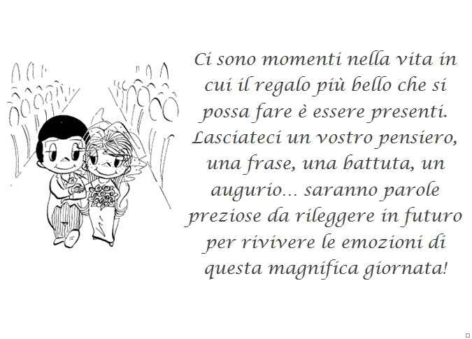 biglietto guest book