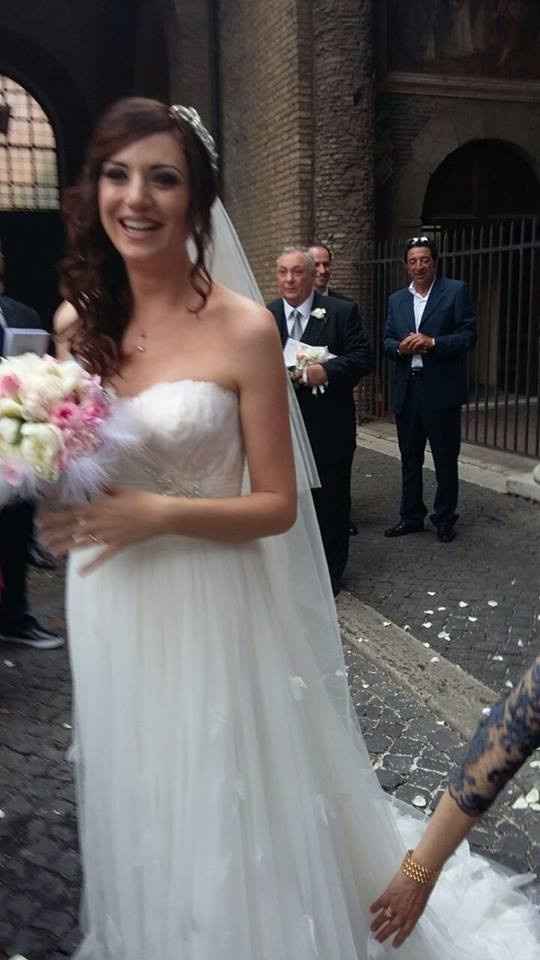 il mio abito e il mio bouquet