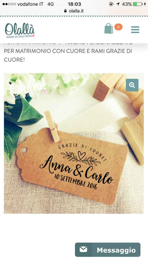 Bigliettini ringraziamento fai da te - 1