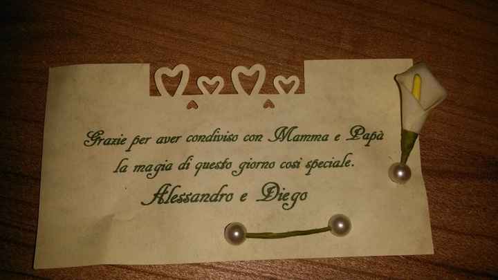 Frase di ringraziamento - 1