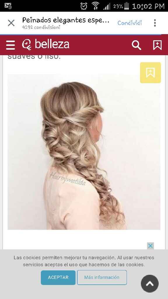 Spose con l'abito tutto in pizzo come farete i capelli? - 2