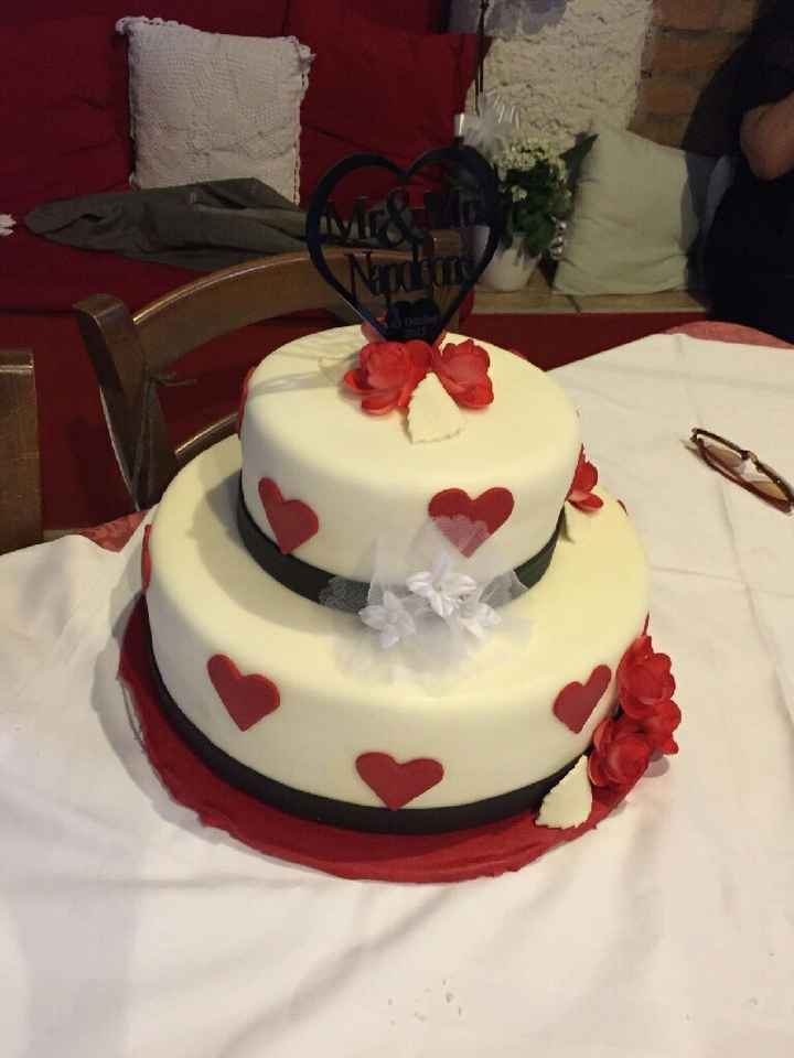 Cake topper sposi con figlia - 2