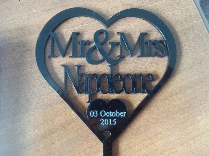 Cake topper disney romantico ! e il vostro ? - 1