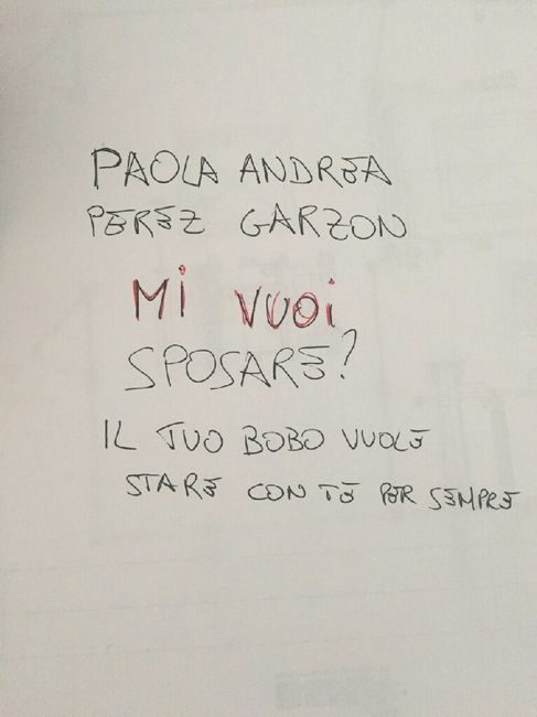Proposta...come ve l'ha chiesta la fatidica domanda? - 1