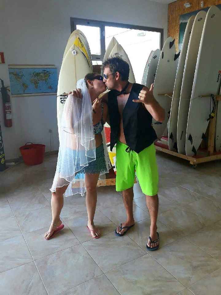  Foto stupide con velo e papillon - 2