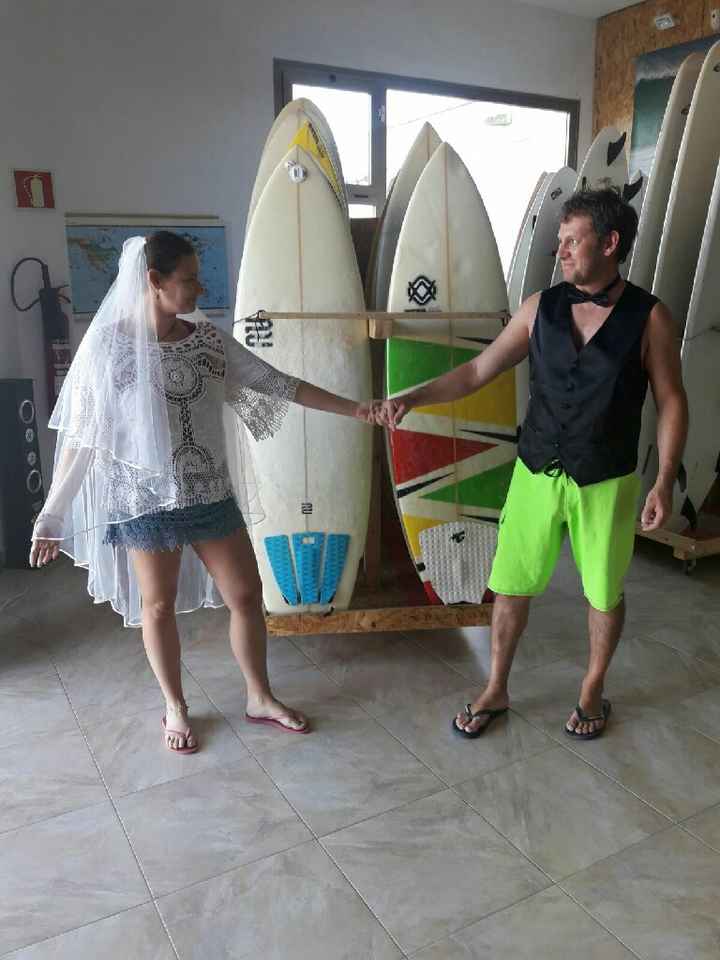  Foto stupide con velo e papillon - 4