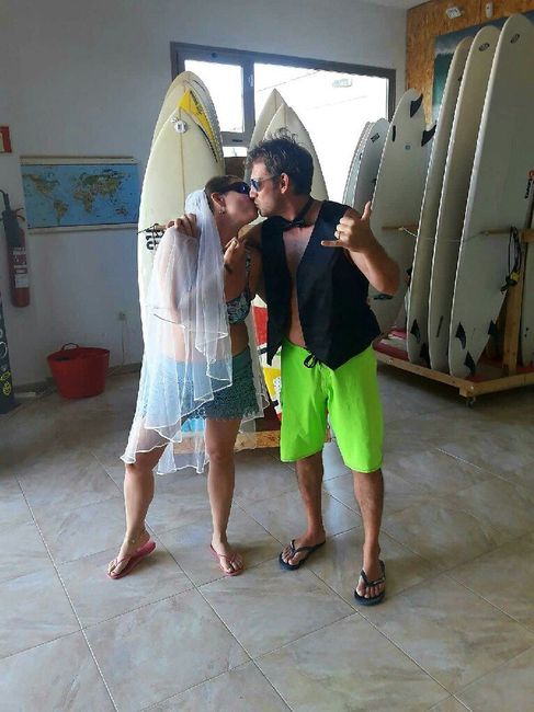  Foto stupide con velo e papillon - 2