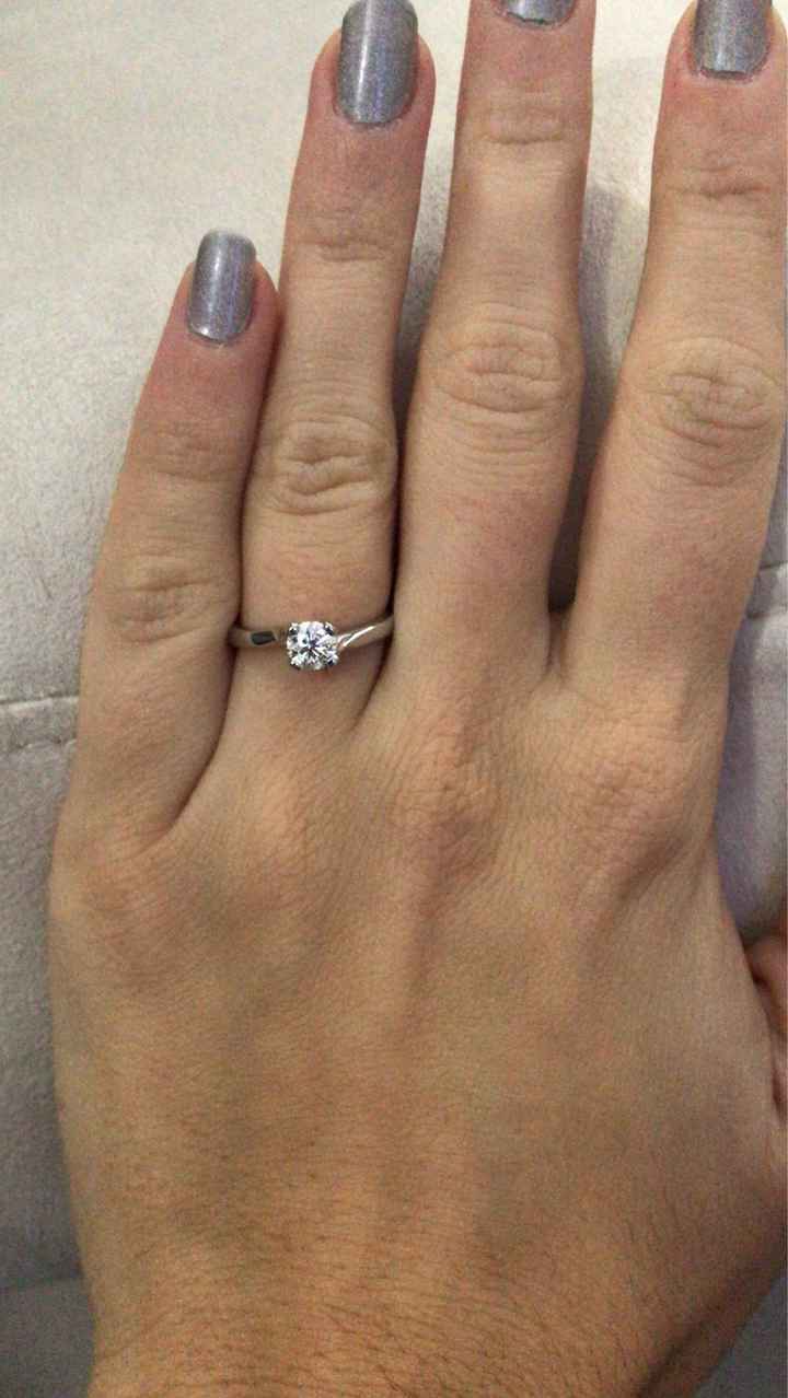  Com'è il vostro anello di fidanzamento? - 1