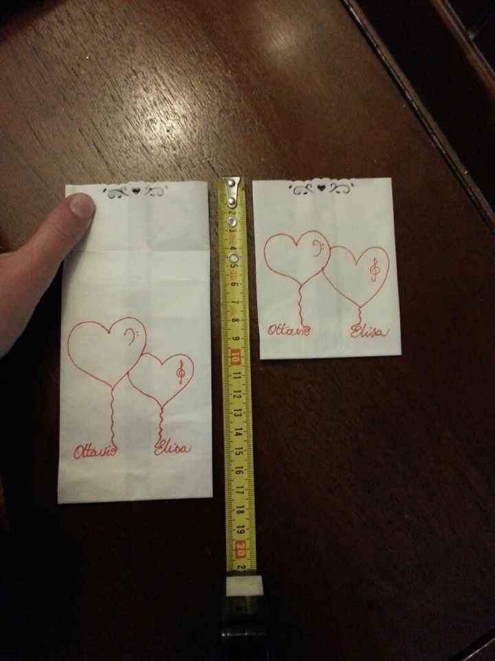 Bustine carta portaconfetti/caramelle della dimensione giusta! - 1