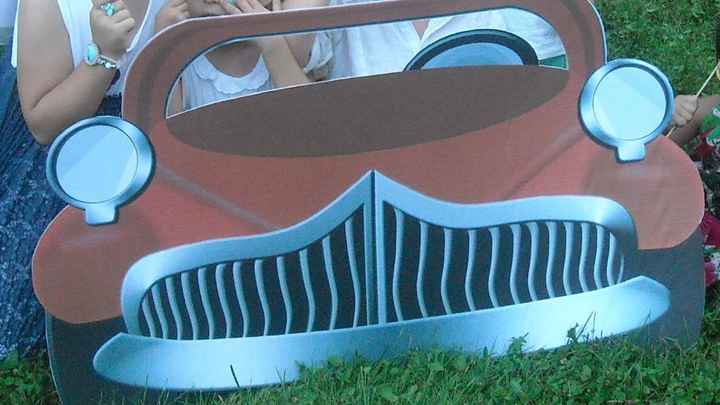 Macchinina rossa per photobooth