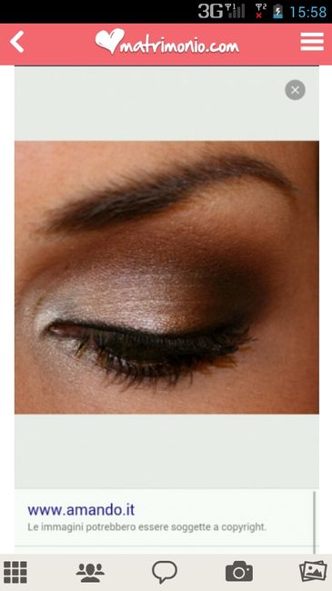 Make up sposa capelli e occhi castani - 1