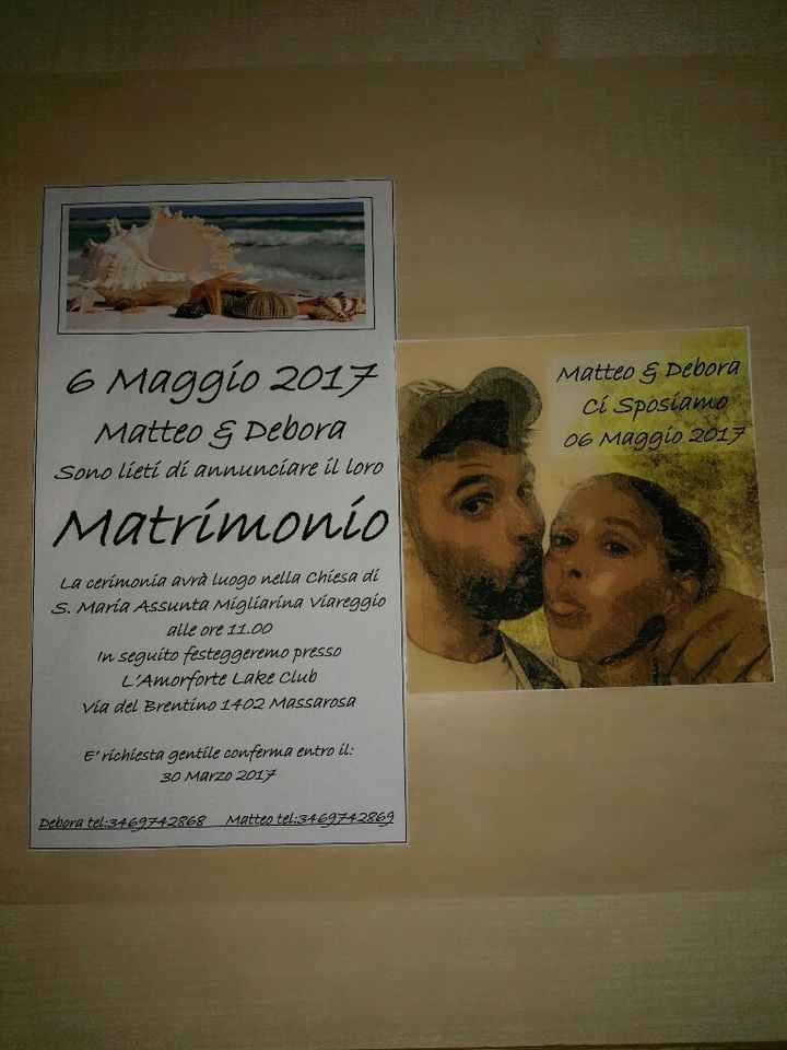 Partecipazioni....e alla fine le ho fatto completamente da me su word.... - 1