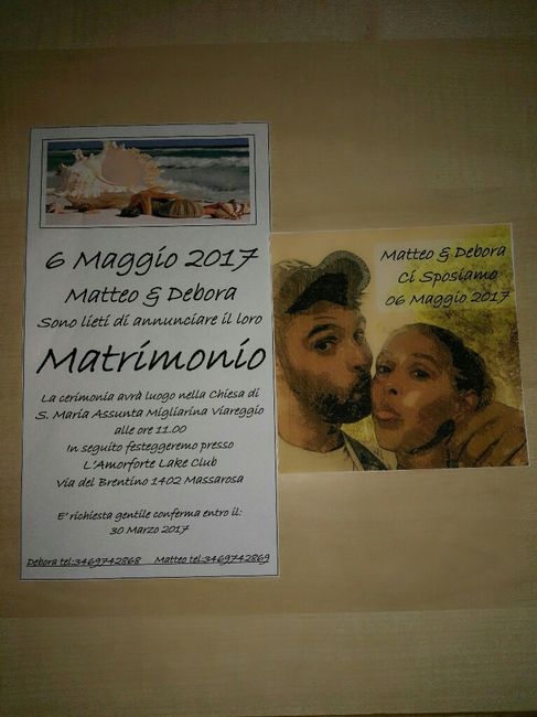 Partecipazioni....e alla fine le ho fatto completamente da me su word.... - 1