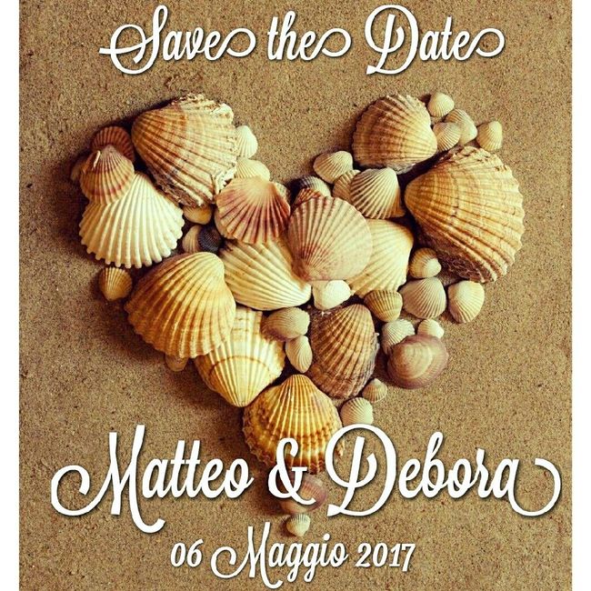Ed ecco qua il nostro...save the date - 1