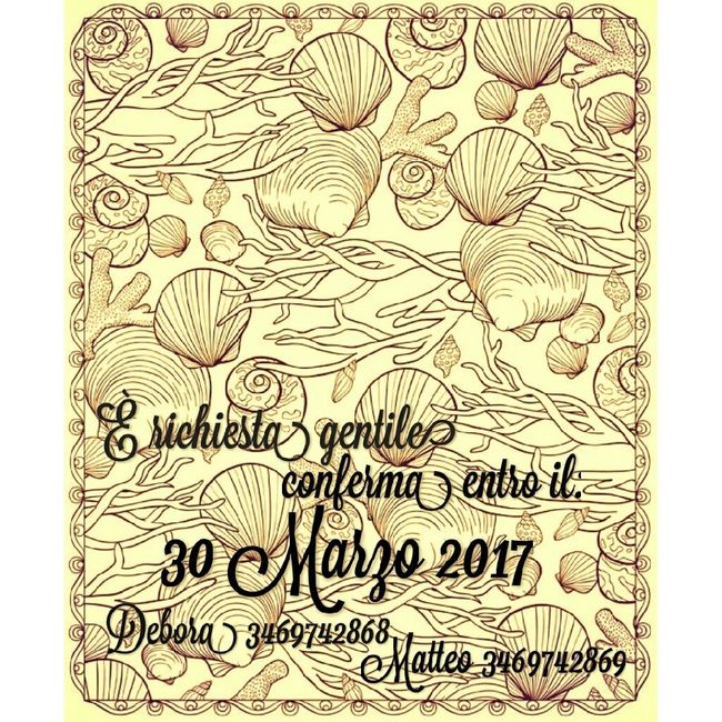 Ed ecco qua il nostro...save the date - 4