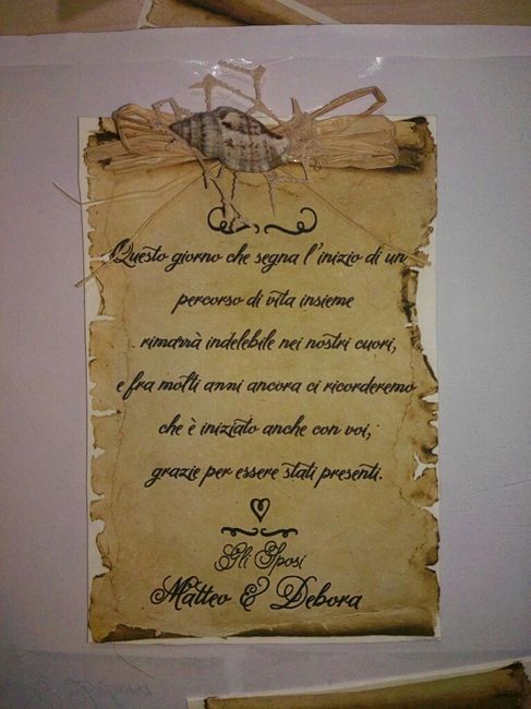 Prima prova segnaposto - 1