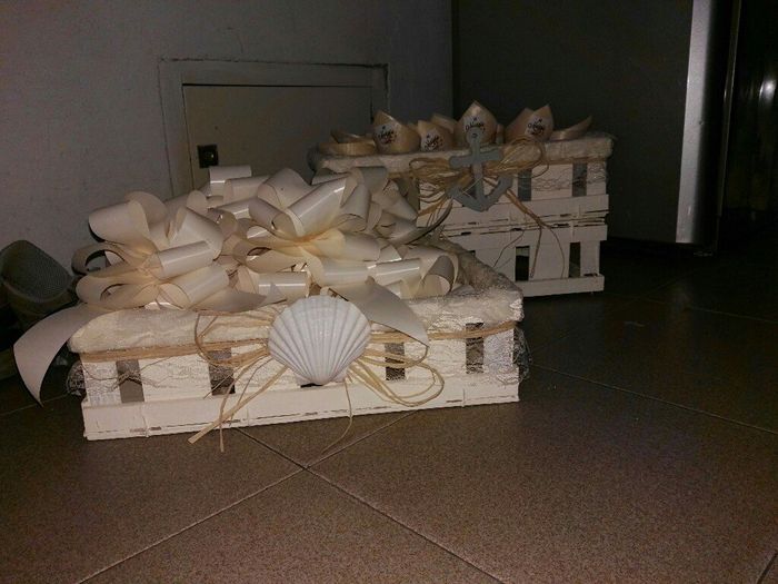 Ed anche i cesti per le coccarde e i coni porta riso sono pronti... - 1