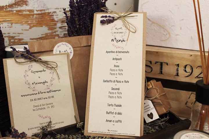 Partecipazioni e menu