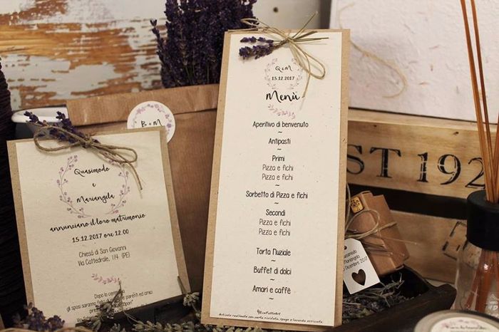 Partecipazioni e menu