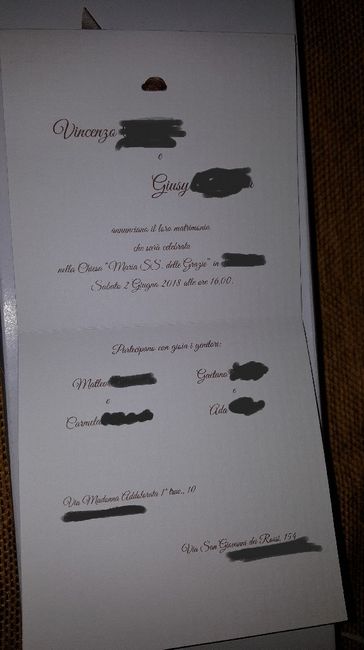 Partecipazioni Arrivate! - 2