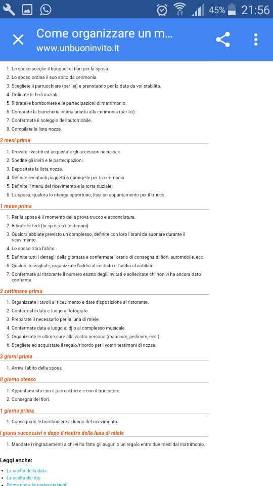 Organizzazione. - 1