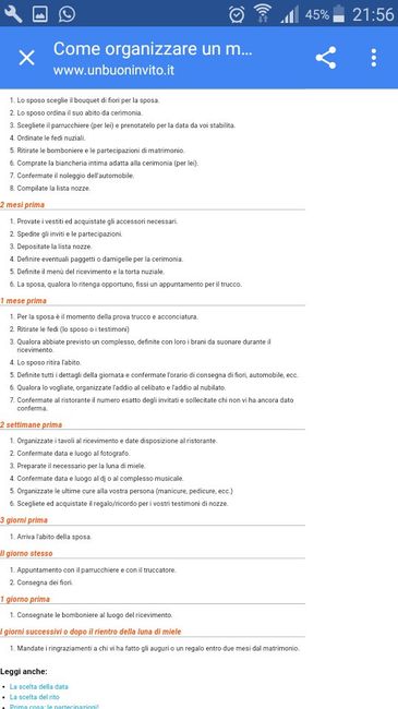 Organizzazione. - 1
