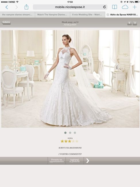 Il mio abito da sposa