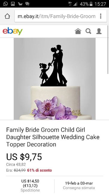 Cake topper - 2