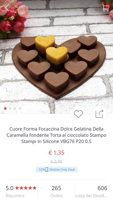 Stampi cuore gessetti - 1