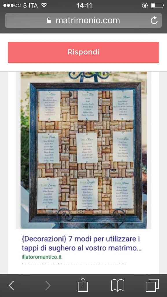 Tema tavoli: i vini - 1