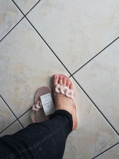 Pantofole preparazione casa sposa - 1