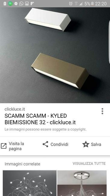 Applique e faretti presi - 2