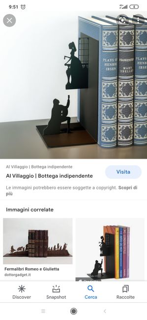 Bomboniera fermalibri - 1