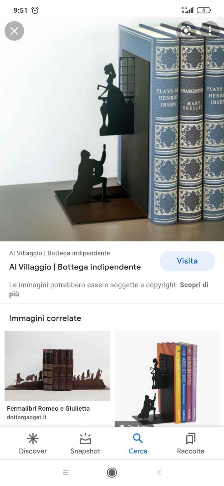 Bomboniera fermalibri - 1