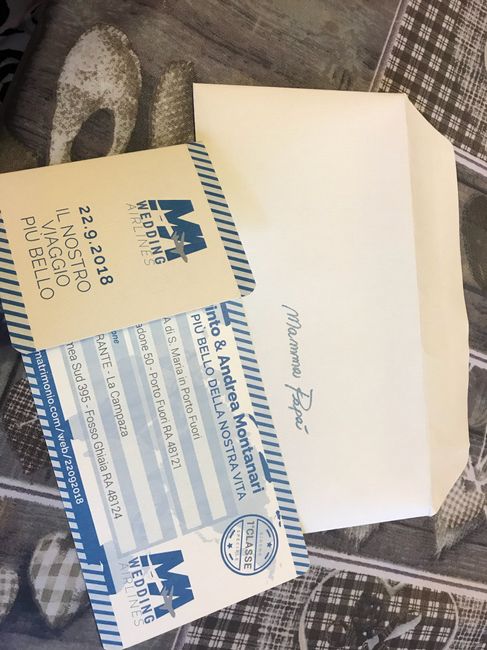 Partecipazioni Biglietto aereo - 1