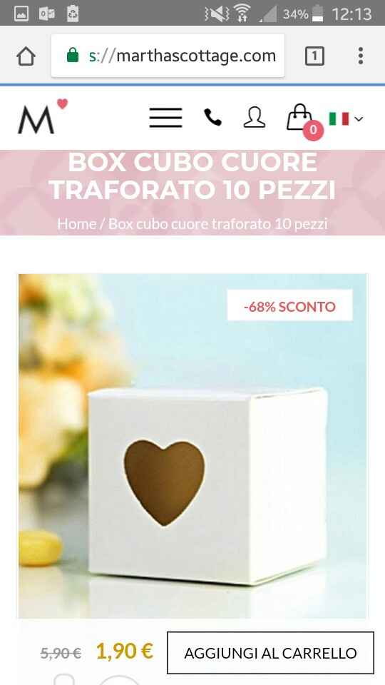 Scatole porta confetti - 1