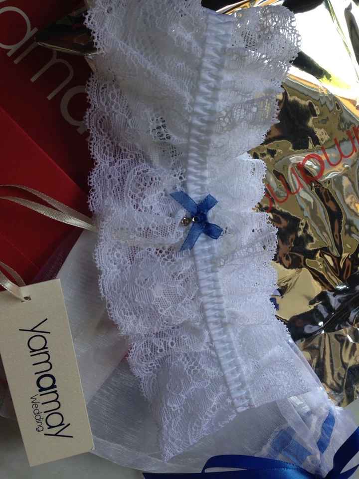 Giarrettiera e cake topper presii - 1