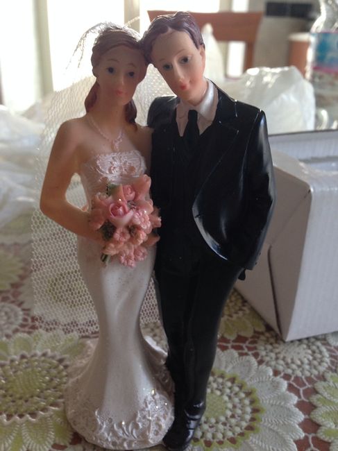 Giarrettiera e cake topper presii - 3