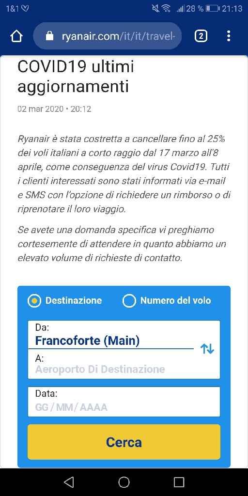 Voli cancellati - 1