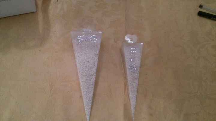 Casetta portabuste e coni portarsi finiti☺☺☺☺☺☺ - 1