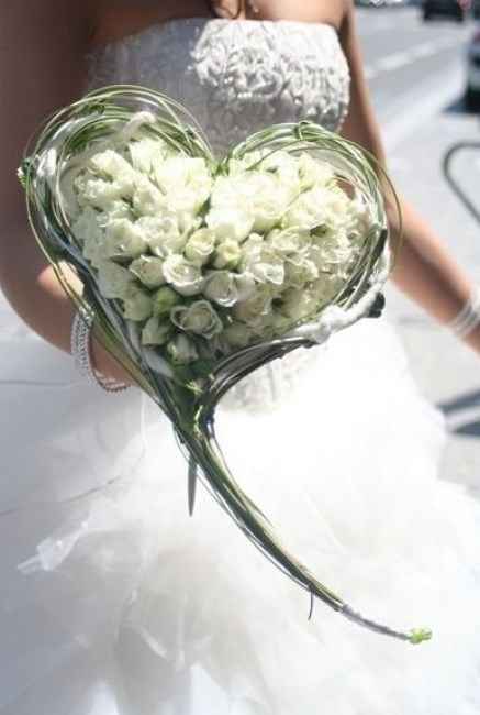 Bouquet a forma di cuore